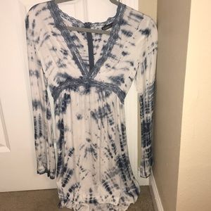 Gypsy 05 blue tie dye summery dress
